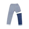 1083 FOURNITURE JAMBE 011 Recycle Bleu Enfant mode 11