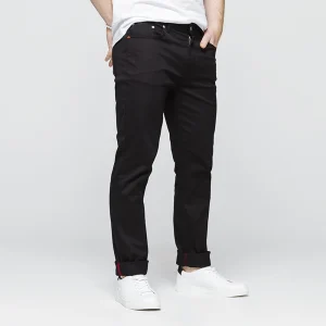 1083 JEANS AJUSTE 103 Coton Bio Filidenim Flex Uni Noir Homme dernière tendance 8