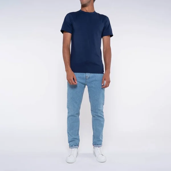 1083 JEANS AJUSTE 103 DELAVE Coton Bio Superdenim Flex Clair Homme mode pas chere 3