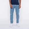 1083 JEANS AJUSTE 103 DELAVE Coton Bio Superdenim Flex Clair Homme mode pas chere 20