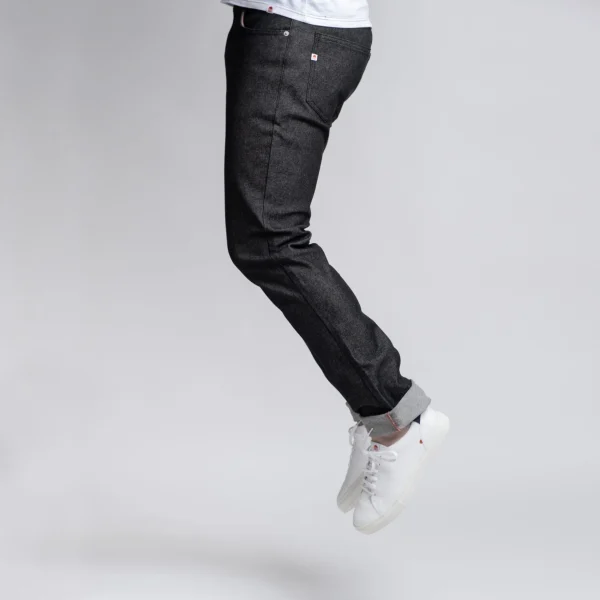 1083 JEANS AJUSTE 103 Coton Bio Superdenim Flex Noir Brut Homme mode tendance 3