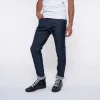 1083 JEANS SLIM 104 FUSELE Coton Bio Filidenim Flex Bleu Homme soldes 17