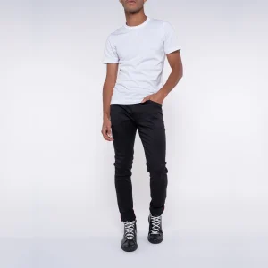 De Qualité 1083 JEANS SKINNY 107 SUPER FUSELE Coton Bio Microdenim Doubleflex Uni Noir 13