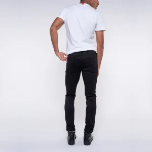 De Qualité 1083 JEANS SKINNY 107 SUPER FUSELE Coton Bio Microdenim Doubleflex Uni Noir 15