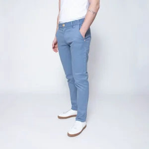 Acheter 1083 CHINO AJUSTE 163 Coton Bio Filidenim Flex Uni Bleu Horizon Homme 11