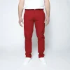 1083 CHINO AJUSTE 163 Coton Bio Filidenim Flex Uni Carmin Homme france en ligne 20