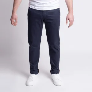 1083 CHINO AJUSTE 163 Coton Bio Filidenim Flex Uni Bleu Marine Homme belle 12