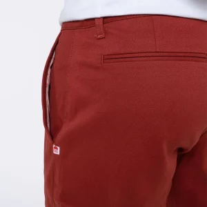 france en ligne 1083 CHINO AJUSTE 163 Coton Bio Filidenim Flex Uni Terracotta Homme 20