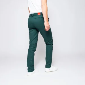 grande popularité 1083 CHINO AJUSTE 163 Coton Bio Filidenim Flex Uni Vert Emeraude Homme 15