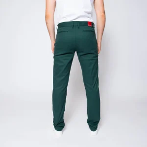 grande popularité 1083 CHINO AJUSTE 163 Coton Bio Filidenim Flex Uni Vert Emeraude Homme 17