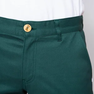 grande popularité 1083 CHINO AJUSTE 163 Coton Bio Filidenim Flex Uni Vert Emeraude Homme 21