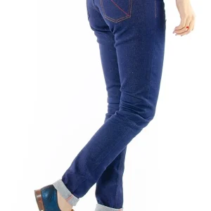 livraison la plus rapide 1083 JEANS AJUSTE 203 Coton Bio Superdenim Flex Bleu Femme 15