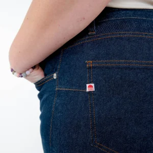 1083 JEANS SLIM 244 O’ Taille Haute Coton Bio Filidenim Flex Bleu Femme à prix très bas 17