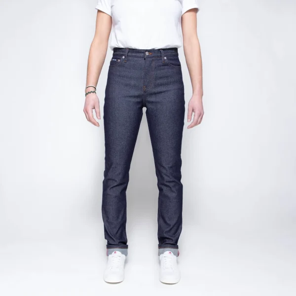 garantie de qualité 1083 JEANS SLIM 254 FUSELE SAINT JAMES Taille Haute Coton Bio Indigo Brut 1