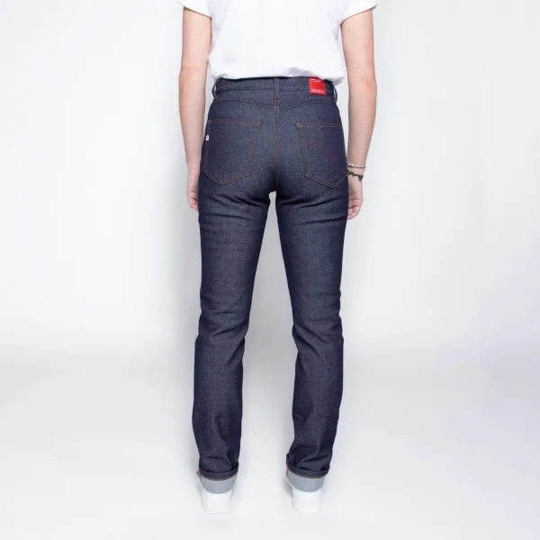 garantie de qualité 1083 JEANS SLIM 254 FUSELE SAINT JAMES Taille Haute Coton Bio Indigo Brut 5