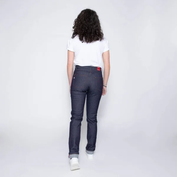 garantie de qualité 1083 JEANS SLIM 254 FUSELE SAINT JAMES Taille Haute Coton Bio Indigo Brut 10