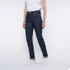 en ligne 1083 JEANS SLIM 254 FUSELE Taille Haute Coton Bio Filidenim Flex Bleu Femme 20