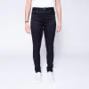 aux meilleurs prix 1083 JEANS SKINNY 257 Taille Haute Coton Bio Microdenim Doubleflex Uni Noir 25