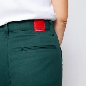 1083 CHINO AJUSTE 263 Coton Bio Filidenim Flex Uni Vert Emeraude Femme dernière tendance 18