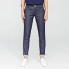 1083 CHINO SLIM 264 FUSELE Coton Bio Filidenim Flex Bleu Femme pas cher 16