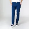 mode pas cher 1083 CHINO SLIM 264 FUSELE Coton Bio Filidenim Flex Uni Bleu Femme 17