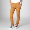 Neuve avec étiquette 1083 CHINO SLIM 264 FUSELE Coton Bio Filidenim Flex Uni Camel Femme 14