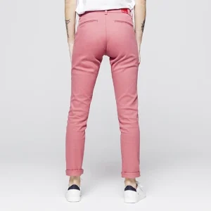 Nouvelle tendance 1083 CHINO SLIM 264 FUSELE Coton Bio Filidenim Flex Uni Peche Femme 10