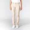 site pas cher 1083 CHINO SLIM 264 FUSELE Coton Bio Filidenim Flex Uni Sable Femme 14