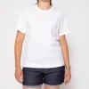 magasin pour 1083 T-SHIRT DROIT 404 UNI Coton Bio Blanc Femme 16