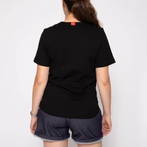 1083 T-SHIRT DROIT 404 UNI Coton Bio Noir Femme en ligne officielle 9