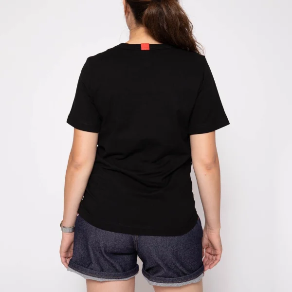 1083 T-SHIRT DROIT 404 UNI Coton Bio Noir Femme en ligne officielle 3