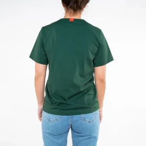 1083 T-SHIRT DROIT 404 UNI Coton Bio Vert Emeraude Femme magasin paris 12