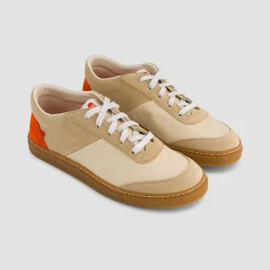 excellent qulity 1083 SNEAKERS BASSES 902 Cuir Naturel/vermillon Unisexe 8