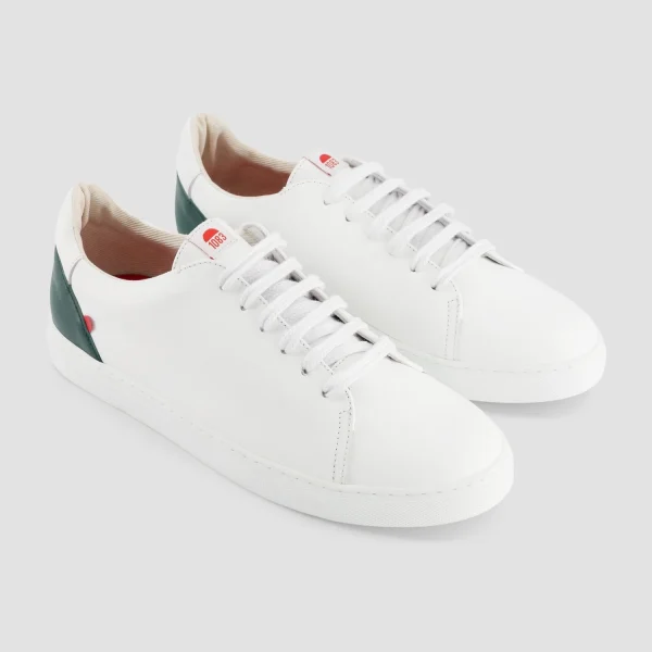 1083 SNEAKERS BASSES 912 Cuir Blanc/sapin Unisexe exclusivement disponibles 3