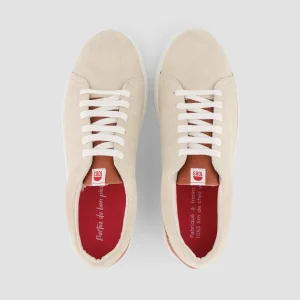 1083 SNEAKERS BASSES 912 Cuir Beige/terracotta Unisexe Paris 15