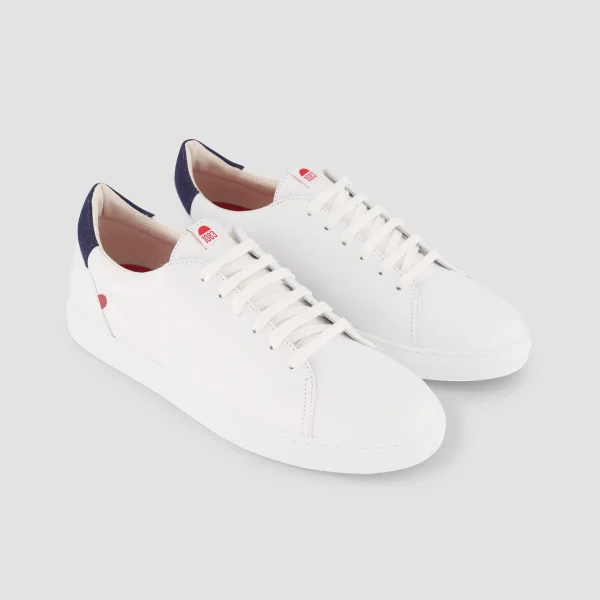 1083 SNEAKERS BASSES 912 Cuir Blanc/col Superdenim Unisexe Prestation Et Rapide 3