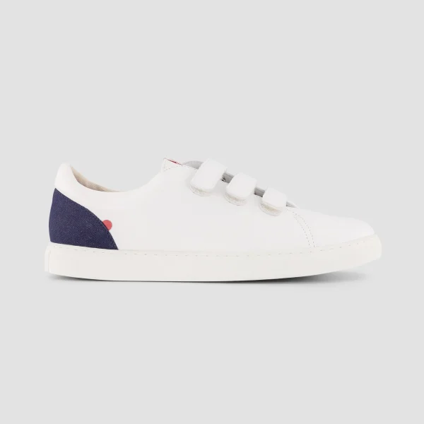 achetez 1083 SNEAKERS BASSES 913 Cuir Blanc/superdenim Unisexe 1