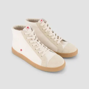 en ligne 1083 SNEAKERS MONTANTES 951 Coton Bio Ecru/beige Unisexe 9