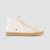 en ligne 1083 SNEAKERS MONTANTES 951 Coton Bio Ecru/beige Unisexe 17