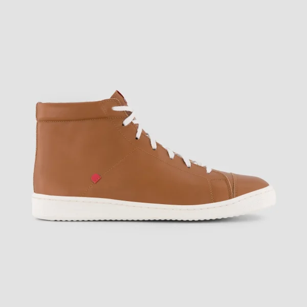 Top ventes 1083 SNEAKERS MONTANTES 951 Cuir Camel Unisexe 1