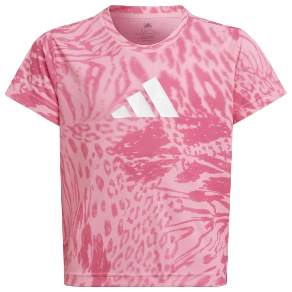 en solde Adidas – Girl’s AR 3Bar Tee – T-shirt 1