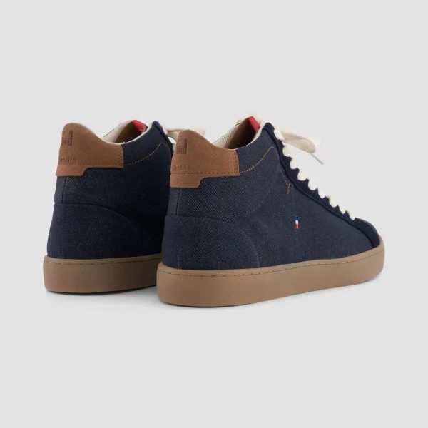 1083 SNEAKERS MONTANTES 949 SESSILE Recyclees Superdenim Bleu Unisexe ultratendance 4