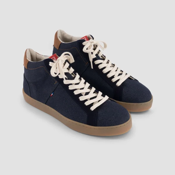 1083 SNEAKERS MONTANTES 949 SESSILE Recyclees Superdenim Bleu Unisexe ultratendance 3