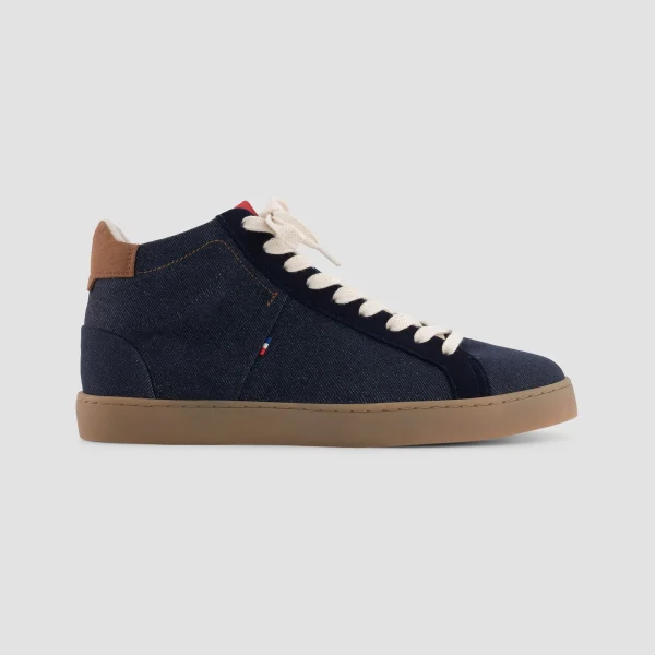 1083 SNEAKERS MONTANTES 949 SESSILE Recyclees Superdenim Bleu Unisexe ultratendance 1