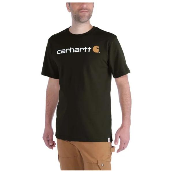 mode pas cher Carhartt – Core Logo S/S – T-shirt 5