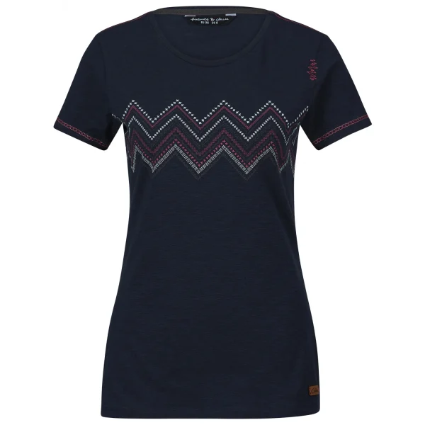 solde en ligne Chillaz – Women’s Bergfreunde Gandia Zigzag Ornament – T-shirt 4