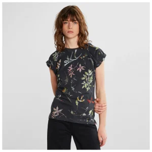 DEDICATED – Women’s T-Shirt Visby Night Florals – T-shirt boutique paris 10