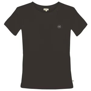 ELSK – Women’s Round Logo EMB Essential Tee – T-shirt marques pas cher 14