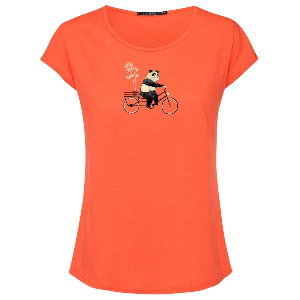 GreenBomb – Women’s Bike Panda Cool – T-shirt excellents soldes 7