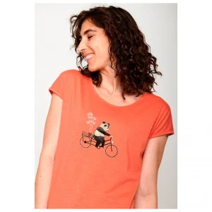 GreenBomb – Women’s Bike Panda Cool – T-shirt excellents soldes 14